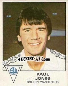 Figurina Paul Jones - UK Football 1979-1980 - Panini