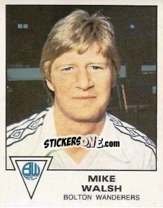 Figurina Mike Walsh - UK Football 1979-1980 - Panini