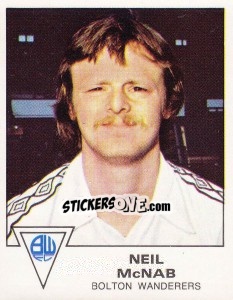 Cromo Neil McNab - UK Football 1979-1980 - Panini