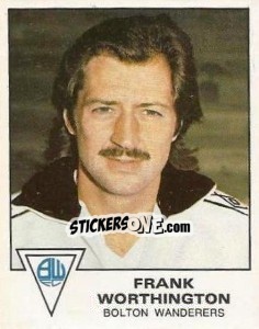 Sticker Frank Worthington - UK Football 1979-1980 - Panini