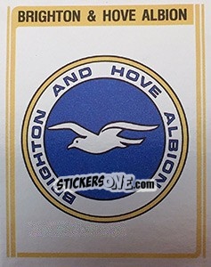 Sticker Brighton & Hove Albion Club Badge - UK Football 1979-1980 n. 52 - Panini