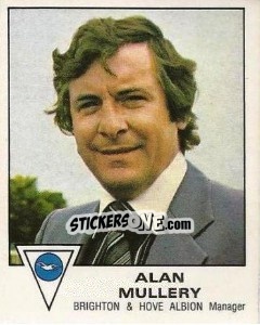 Sticker Alan Mullery - UK Football 1979-1980 - Panini