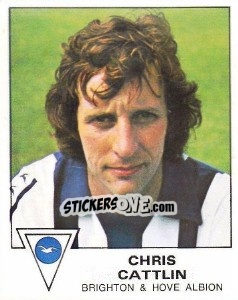 Sticker Chris Cattlin - UK Football 1979-1980 - Panini