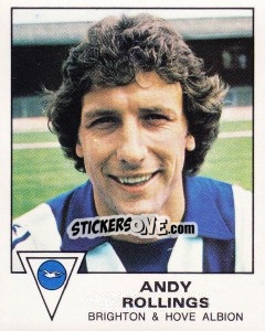 Cromo Andy Rollings - UK Football 1979-1980 - Panini