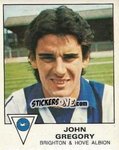 Figurina John Gregory - UK Football 1979-1980 - Panini