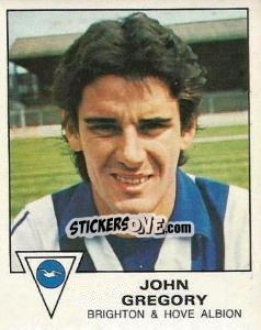 Sticker John Gregory - UK Football 1979-1980 n. 60 - Panini