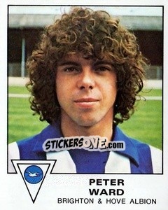 Cromo Peter Ward - UK Football 1979-1980 - Panini