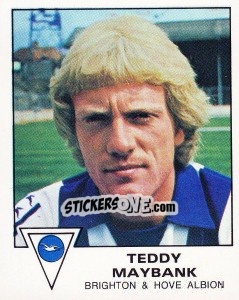 Figurina Teddy Maybank - UK Football 1979-1980 - Panini