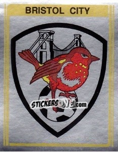 Sticker Bristol City Club Badge - UK Football 1979-1980 n. 69 - Panini