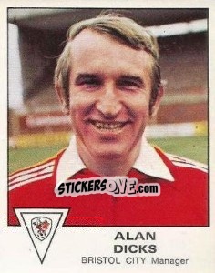 Sticker Alan Dicks - UK Football 1979-1980 n. 71 - Panini