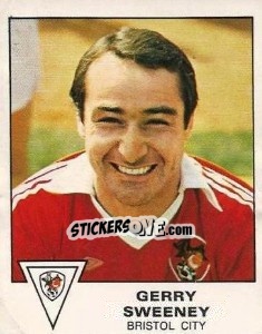 Sticker Gerry Sweeney - UK Football 1979-1980 - Panini