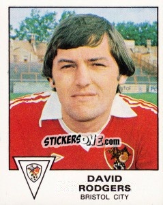 Sticker David Rodgers - UK Football 1979-1980 - Panini