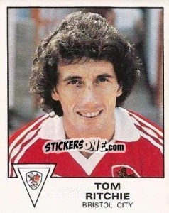 Cromo Tom Ritchie - UK Football 1979-1980 - Panini