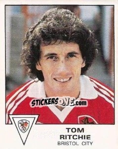 Sticker Tom Ritchie - UK Football 1979-1980 n. 84 - Panini