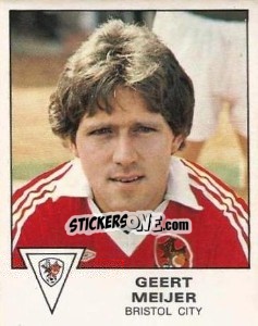Sticker Geert Meijer - UK Football 1979-1980 - Panini