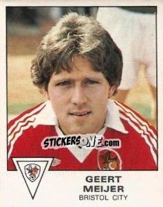Cromo Geert Meijer - UK Football 1979-1980 n. 85 - Panini