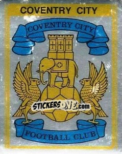 Cromo Coventry City Badge - UK Football 1979-1980 n. 86 - Panini