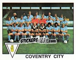 Cromo Coventry City Team - UK Football 1979-1980 - Panini