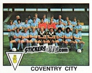 Cromo Coventry City Team - UK Football 1979-1980 n. 87 - Panini