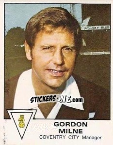Sticker Gordon Milne - UK Football 1979-1980 n. 88 - Panini