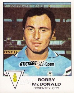 Sticker Bobby McDonald - UK Football 1979-1980 - Panini