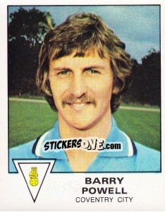 Figurina Barry Powell - UK Football 1979-1980 - Panini