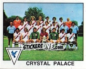 Sticker Crystal Palace Team Photo - UK Football 1979-1980 n. 104 - Panini