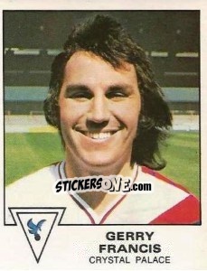 Sticker Gerry Francis - UK Football 1979-1980 - Panini