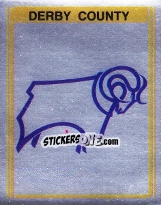 Sticker Derby County Club Badge - UK Football 1979-1980 n. 120 - Panini