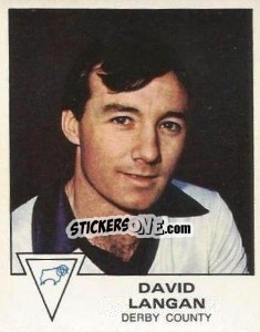 Sticker David Langan - UK Football 1979-1980 n. 124 - Panini