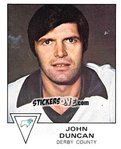 Figurina John Duncan - UK Football 1979-1980 - Panini
