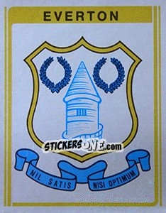 Sticker Everton Club Badge - UK Football 1979-1980 n. 137 - Panini