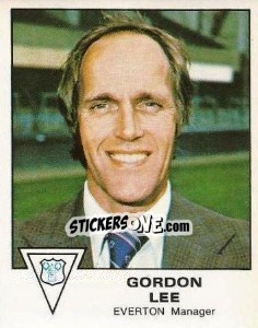 Cromo Gordon Lee - UK Football 1979-1980 - Panini