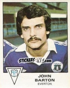 Sticker John Barton - UK Football 1979-1980 n. 142 - Panini