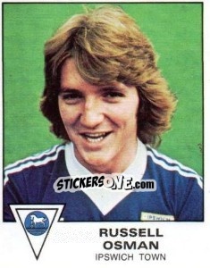 Sticker Russell Osman - UK Football 1979-1980 n. 160 - Panini