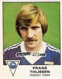 Sticker Frans Thijssen - UK Football 1979-1980 n. 165 - Panini