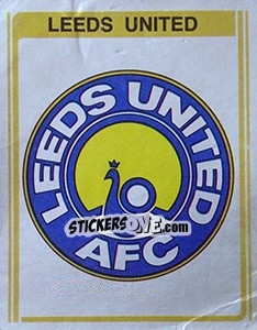 Cromo Leeds United Club Badge - UK Football 1979-1980 - Panini