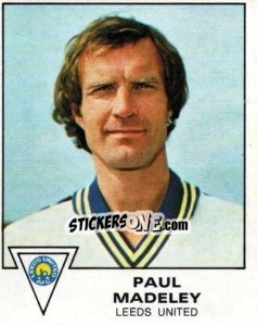 Sticker Paul Madeley - UK Football 1979-1980 n. 180 - Panini