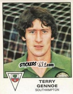 Figurina Terry Gennoe - UK Football 1979-1980 - Panini
