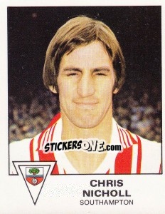 Sticker Chris Nicholl - UK Football 1979-1980 - Panini