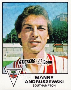 Sticker Manny Andruszewski - UK Football 1979-1980 - Panini