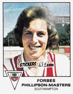 Cromo Forbes Phillipson-Masters - UK Football 1979-1980 - Panini