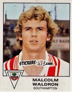 Cromo Malcolm Waldron - UK Football 1979-1980 n. 298 - Panini