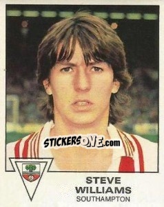 Sticker Steve Williams - UK Football 1979-1980 - Panini