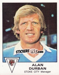 Figurina Alan Durban - UK Football 1979-1980 - Panini