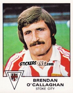 Figurina Brendan O'Callaghan - UK Football 1979-1980 - Panini