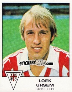 Sticker Loek Ursem - UK Football 1979-1980 - Panini