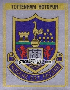 Sticker Tottenham Hotspur Club Badge - UK Football 1979-1980 n. 324 - Panini