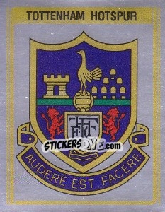 Sticker Tottenham Hotspur Club Badge - UK Football 1979-1980 - Panini