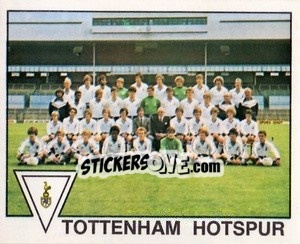 Sticker Tottenham Hotspur Team Photo - UK Football 1979-1980 n. 325 - Panini